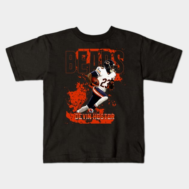 Devin Hester Kids T-Shirt by Aloenalone